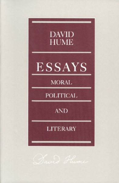 Essays: Moral, Political, and Literary cover