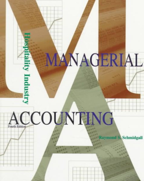 Hospitality Industry Managerial Accounting cover