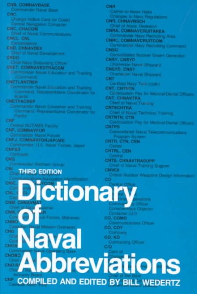 Dictionary of Naval Abbreviations cover