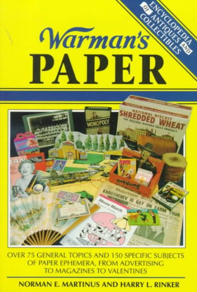 Warman's Paper (Encyclopedia of Antiques and Collectibles) cover