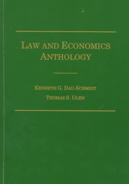 Law and Economics Anthology cover