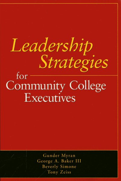 Leadership Strategies for Community College Executives cover