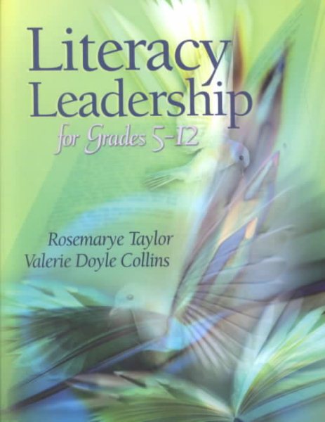Literacy Leadership for Grades 5-12 cover