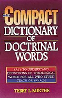 The Compact Dictionary of Doctrinal Words cover