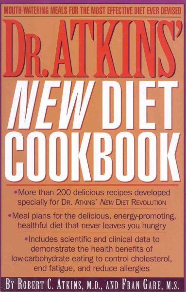 Dr. Atkins' New Diet Cookbook cover