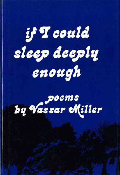 If I Could Sleep Deeply Enough: Poems cover