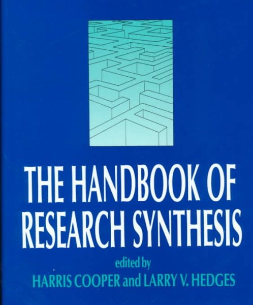 The Handbook of Research Synthesis cover