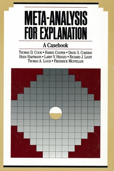 Meta-Analysis for Explanation: A Casebook cover