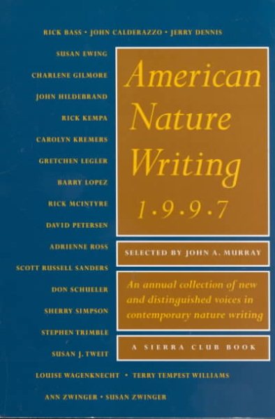 American Nature Writing 1997 cover