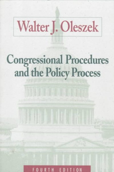 Congressional Procedures and the Policy Process cover