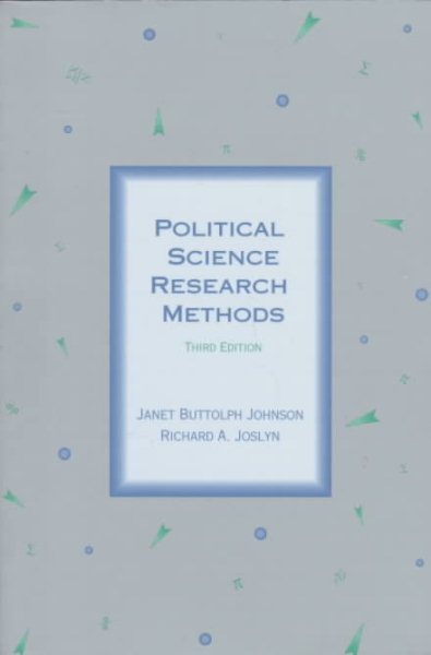 Political Science Research Methods cover