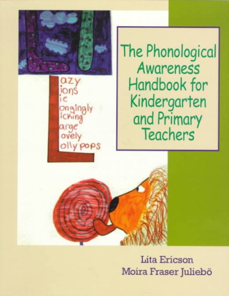 The Phonological Awareness Handbook for Kindergarten and Primary Teachers cover