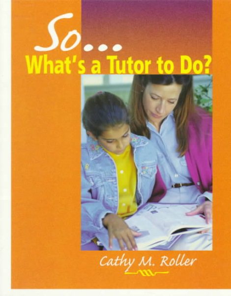 So-- What's a Tutor to Do? cover