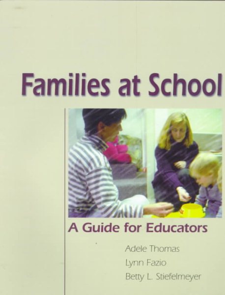 Families at School: A Guide for Educators cover