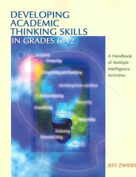 Developing Academic Thinking Skills in Grades 6-12: A Handbook of Multiple Intelligence Activities cover