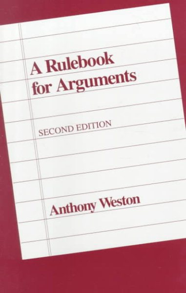 A Rulebook for Arguments cover