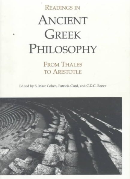 Readings in Ancient Greek Philosophy: From Thales to Aristotle cover
