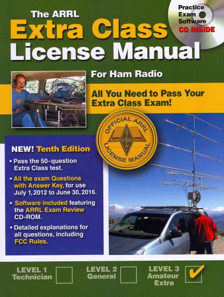 The ARRL Extra Class License Manual (ARRL Extra Class License Manual for the Radio Amateur) cover