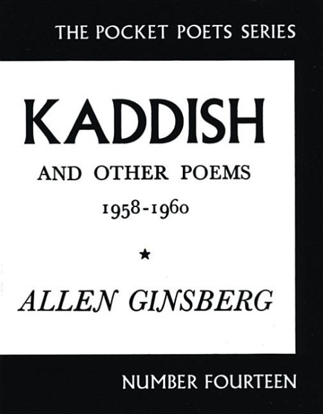 Kaddish and Other Poems, 1958-1960 (Pocket Poets Series) cover