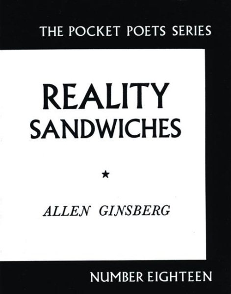 Reality Sandwiches: 1953-1960 (City Lights Pocket Poets Series) cover