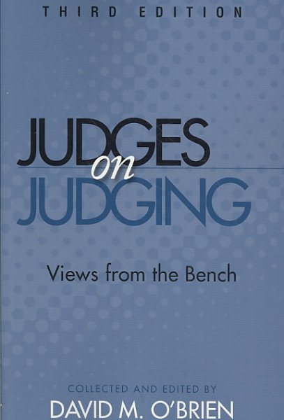 Judges on Judging: Views from the Bench cover