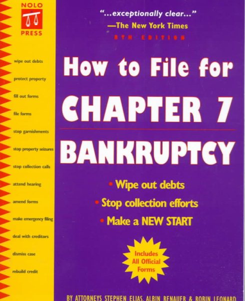 How to File for Chapter 7 Bankruptcy (8th ed)