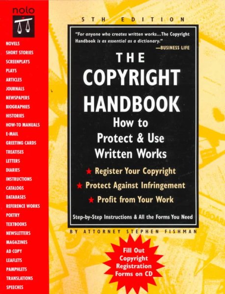 The Copyright Handbook: How to Protect & Use Written Works cover