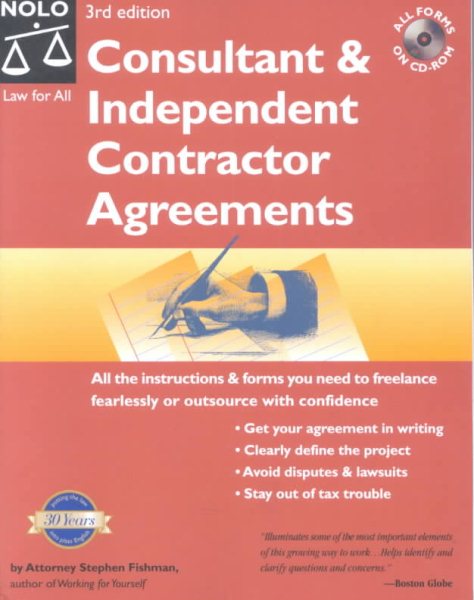 Consultant & Independent Contractor Agreements, Third Edition cover
