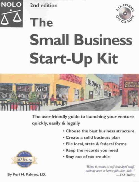 The Small Business Start-Up Kit with CDROM cover