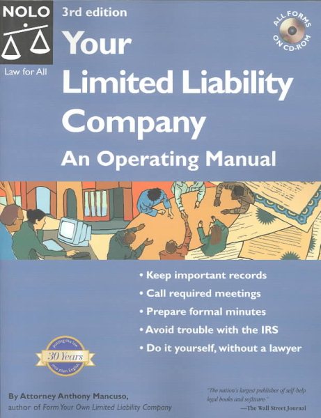 Your Limited Liability Company: An Operating Manual cover