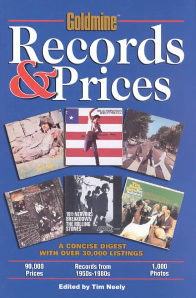 Goldmine Records & Prices: A Concise Digest With over 30,000 Listings (Goldmine Records and Prices) cover
