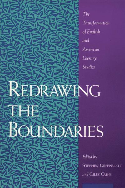 Redrawing the Boundaries: The Transformation of English and American Literary Studies cover