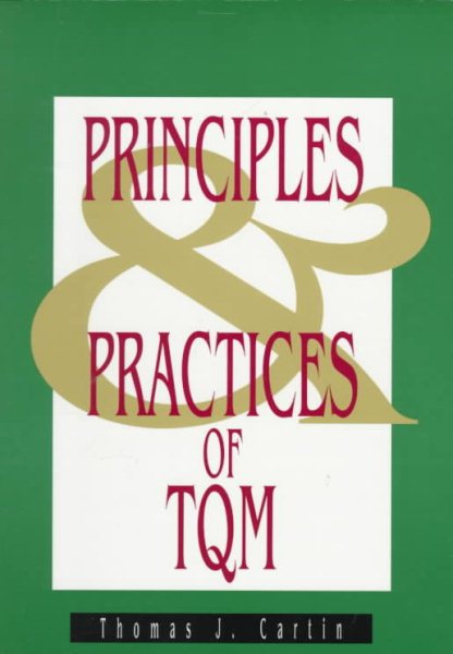 Principles and Practices of Tqm cover