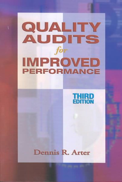 Quality Audits for Improved Performance, Third Edition cover