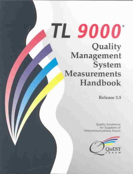 Tl 9000 Quality Management System: Measurements Handbook : Release 3.5 cover