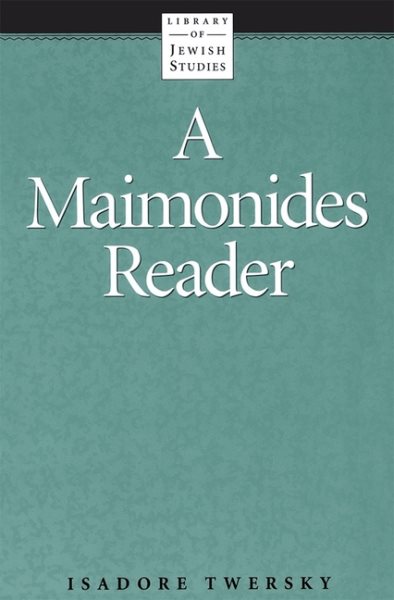 A Maimonides Reader (Library of Jewish Studies) cover