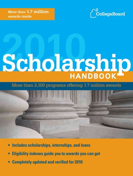 Scholarship Handbook 2010 (College Board Scholarship Handbook) cover