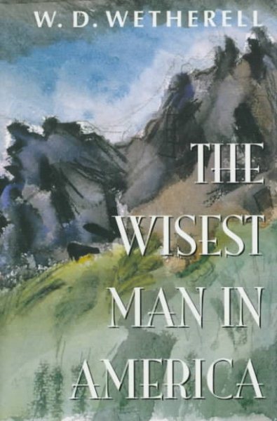 The Wisest Man in America (Hardscrabble Books-Fiction of New England) cover