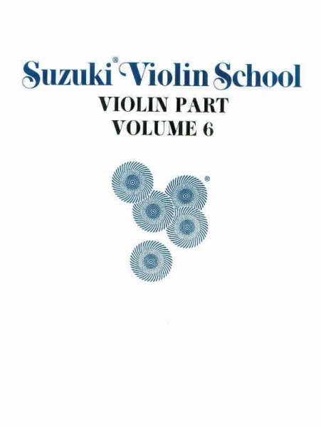 Suzuki Violin School: Violin Part, Volume 6 cover