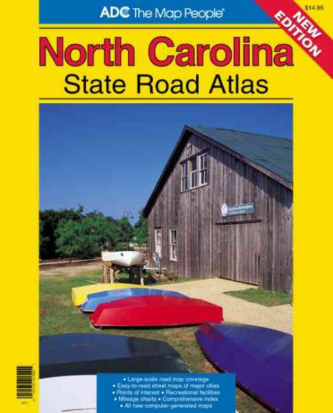 North Carolina State Road Atlas cover