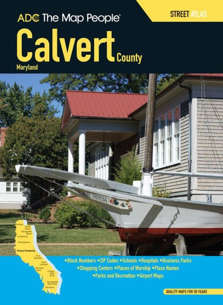 ADC The Map People Calvert County, Maryland Atlas cover