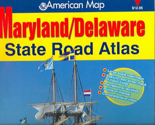 Maryland/Delaware State Road Atlas cover