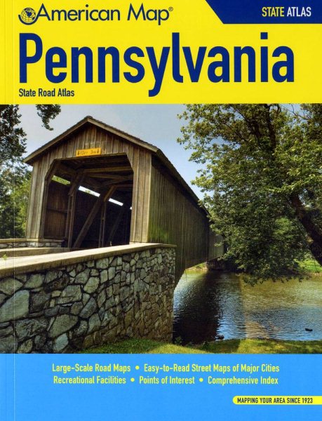 American Map Pennsylvania State Atlas cover