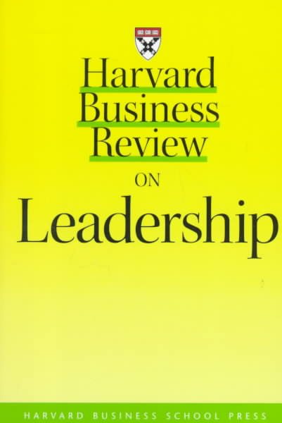 Harvard Business Review on Leadership (Harvard Business Review Paperback Series) cover
