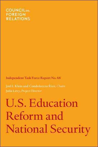 U.S. Education Reform and National Security: Independent Task Force Report cover
