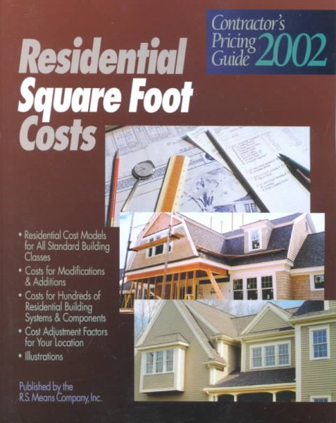 Contractors Pricing Guide 2002: Residential Square Foot Costs cover