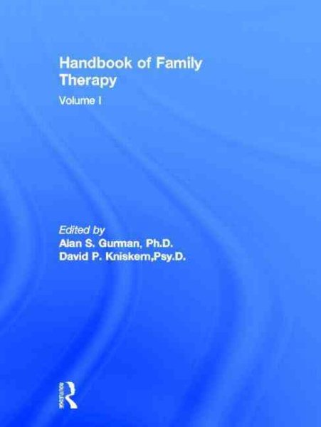 Handbook Of Family Therapy cover