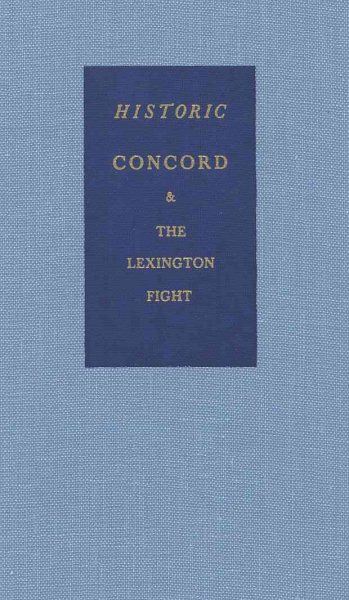 Historic Concord and the Lexington Fight cover