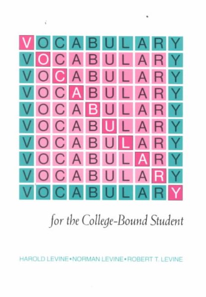 Vocabulary for the College Bound Student #R573S (3rd rev ed) cover