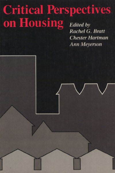 Critical Perspectives on Housing cover